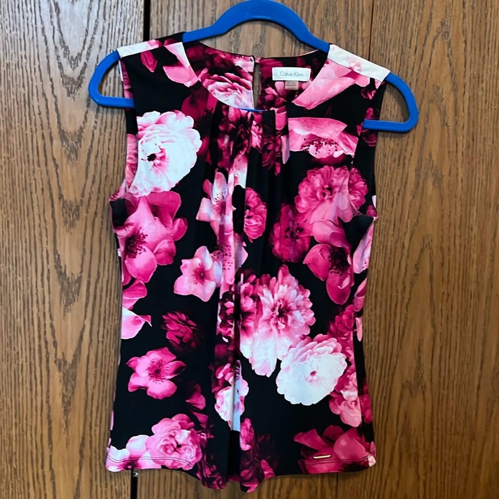 Calvin Klein blouse (sleeveless).